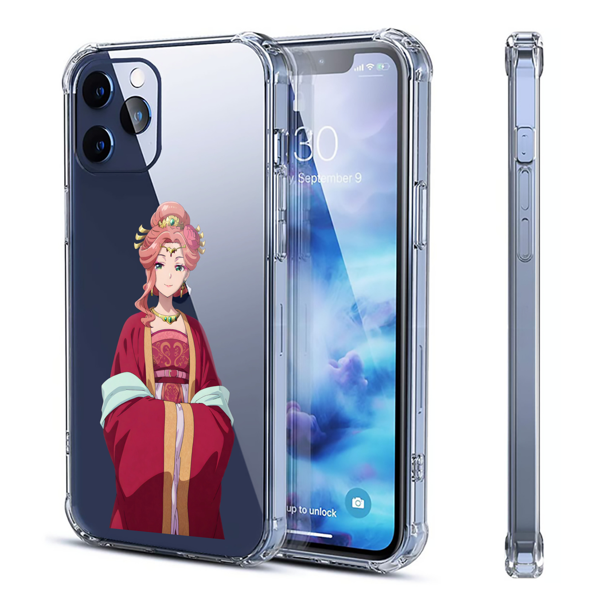 （画像用） 薬屋のひとりごと The Apothecary Diaries 【iPhone 12シリーズ対応】透明スマホケース（クリアソフトケース）